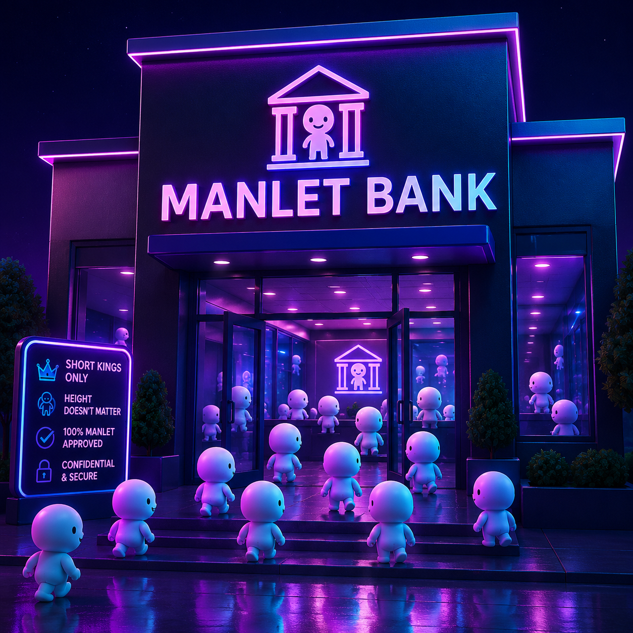 Manlet Bank house logo
